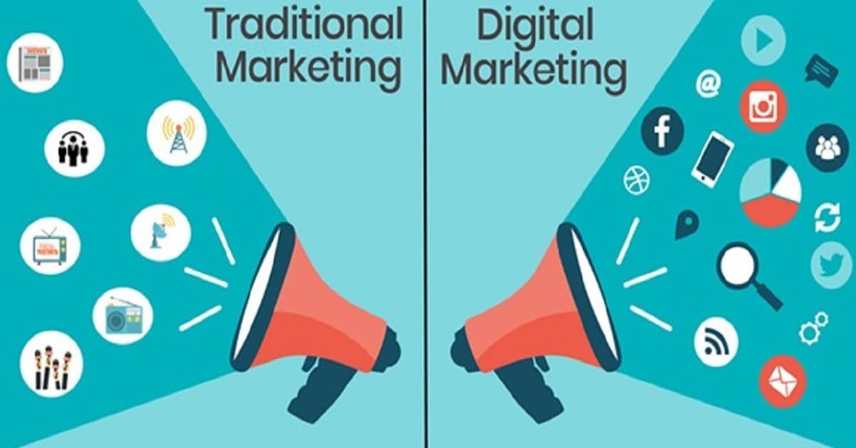 Traditional marketing Vs Digital Marketing